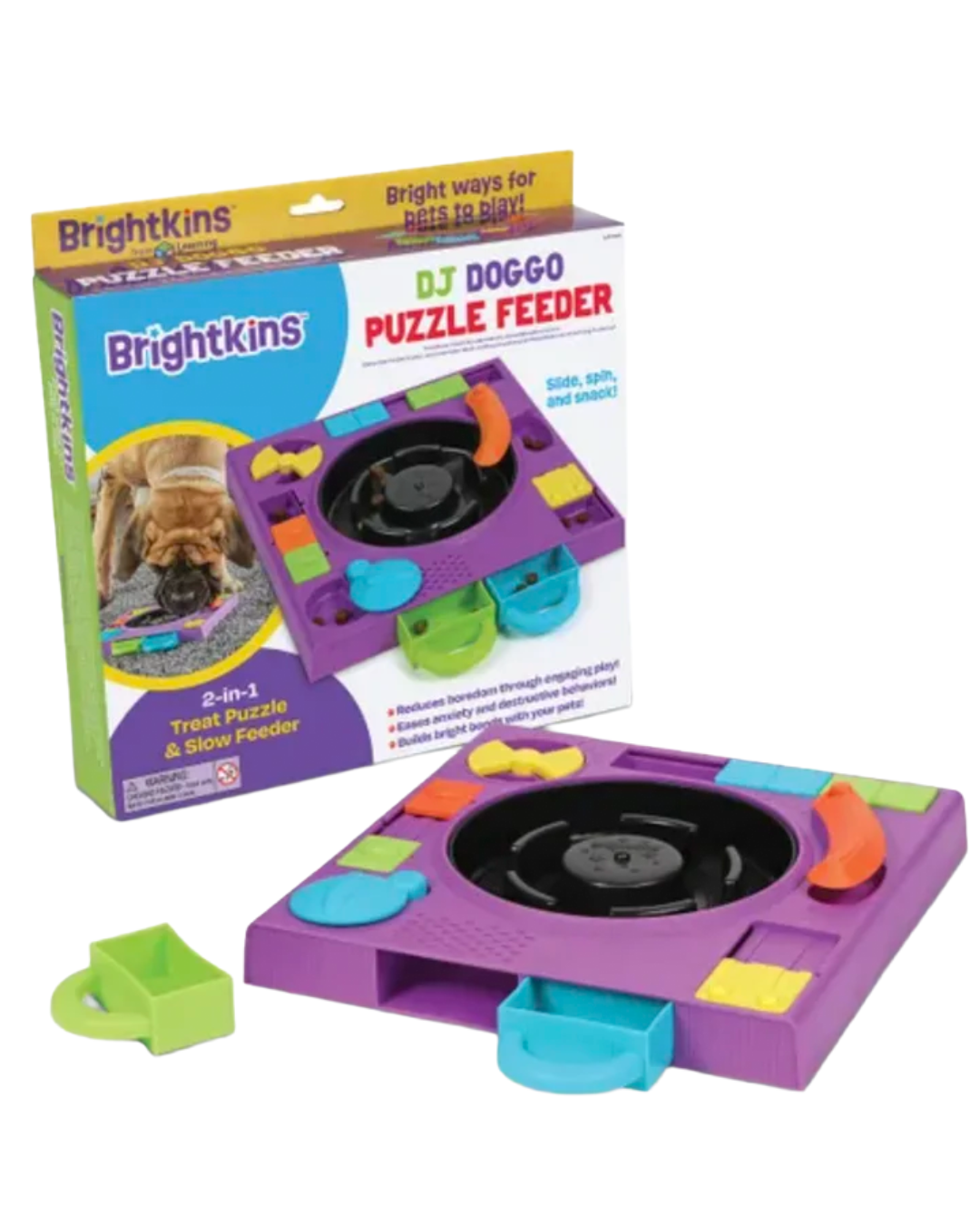 Brightkins – DJ Doggo Puzzle Feeder – hlavolam pro psy 2